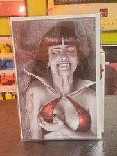Vampirella #14 Carla Cohen Black & White Virgin Variant Scorpion Comics Ltd 100 picture