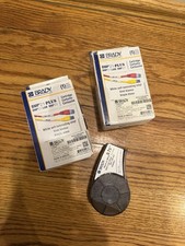 Lot Of 3 Brady White Self Laminating Vinyl 0.75 In X 14 Ft BMP21 Plus Lab M21 picture