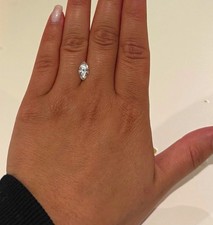 IGI Certified 1.47ct F VVS2 Lab-Grown Marquise Diamond, Excellent Cut picture