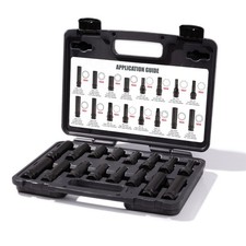 Steelman 16 Pc Locking Lug Nut Master Set Wheel Lock Key Removal Tool Kit 78537 picture