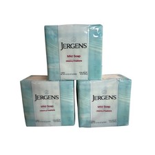 Jergens Mild Bar Soap Clean & Refresh 3 pack 12 Bars Total 4.5 oz Each Sealed picture