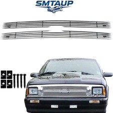Chrome Billet Grille Fits 94-97 Chevy S-10 Pickup Front Upper Solid Grill Insert picture