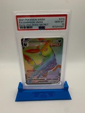 2021 Pokemon Umbreon VMAX #214 Evolving Skies Rainbow Rare PSA 10 picture