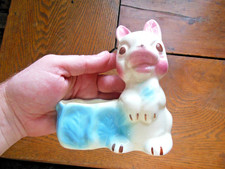 Vintage Shawnee Pottery Rabbit Bunny & Cabbage Planter Ceramic picture