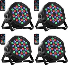 4PCS Disco DJ Party Stage Light 36LED RGB DMX Beam Lights KTV Show PAR Lighting picture