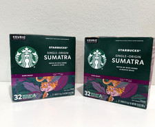 Starbucks Single-Origin Sumatra Dark Roast Keurig K-Cup Pods 64 Counts Exp 01/27 picture