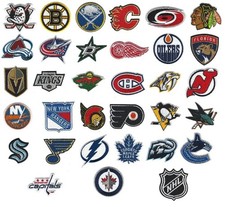 NHL Hockey Team Logo Iron on Patches 2