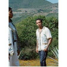 Alexis Zambrano x Tombolo Collared Hawaiian Shirt Unisex Size Medium picture