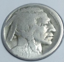 (( SCARCE )) 1918/7-d Buffalo Nickel Overdate Restored Date 8 Stamp Over 7  picture