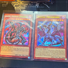 Yu-Gi-Oh TCG Dark Armed Dragon LCKC-EN068 Bystial Druiswurm CH01-EN013 picture
