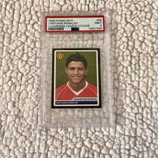 CRISTIANO RONALDO 2006 Panini UEFA CHAMPIONS LEAGUE Sticker #69 PSA 9 Mint picture