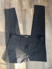 Express Columnist Women's Skinny Mid Rise Black Dress Pants Size 4R Pants picture