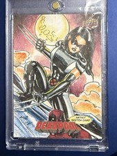 2018 UD Marvel Deadpool Sketch Card 1/1 - X-23 Laura Kinney By Sherwin Santiago picture