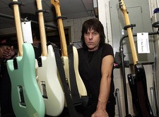 Jeff Beck at The 12th Rainforest Foundation Concert Backstage at C- Old Photo picture