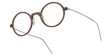 Lindberg N.O.W. Titanium™ 6508 Col. C02 Round Brown 44 mm Eyeglasses Frame picture