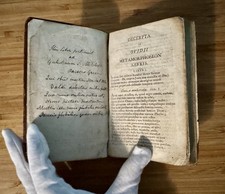 1806 Ovid Metamorphoses Latin Leather Book Edinburgh Inscribed Provenance picture