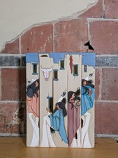 Amado Maurilio Peña Jr hand painted Vase  picture