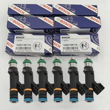 6x Bosch OEM Fuel Injector 0280158119 For Jeep Dodge Wrangler Chrysler 3.3L 3.8L picture