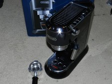 DeLonghi DEDICA Espresso Machine W/ 15 Bars Of Pressure EC680 BLACK GREAT COND. picture