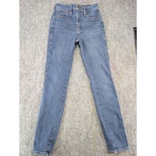 Madewell 10 High-Rise Skinny Jeans Blue Size 25 picture