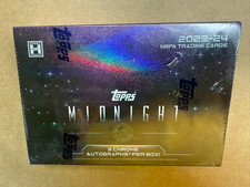 Topps Midnight Basketball 2023-24 NBPA Cards Hobby Box 3 Autos Wembanyama? picture