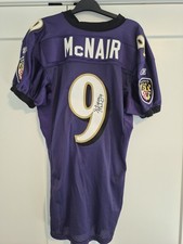 Steve McNair Signed Reebok Baltimore Ravens Jersey PSA Certified Rare Authentic  picture