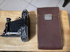 Vintage AGFA ANSCO PB 20 Tripar  ART DECO FOLDING CAMERA W CASE Rare picture