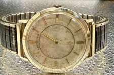 Vintage 1950s Men’s Longines Mystery Dial 370 Cal.10K Gold Filled FOR REPAIR picture