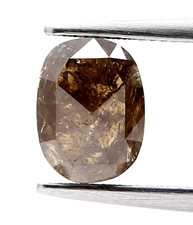 Diamond Natural Loose HD VIDEO 1.14cts Brown Oval picture