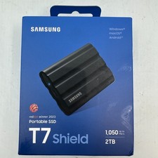 Samsung T7 Shield SSD 2TB External Storage (MU-PE2T0S/AM), Black picture