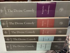 5 Vol Set The Divine Comedy Dante Alighieri Purgatorio, Paradiso, Inferno picture