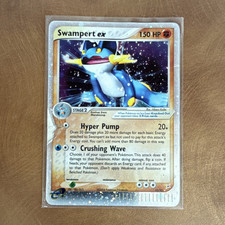 Pokemon Swampert ex 95/95 EX Holo Ultra Rare English 150 HP (Team Magma Aqua) picture