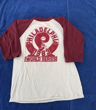 1983 Philadelphia Phillies National League Champions/World Series 3/4 Sleeve M picture