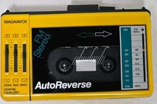 Vintage 1987 MAGNAVOX D6643 AM/FM Stereo Cassette Player Walkman picture