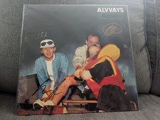 Alvvays - Blue Rev Yellow Vinyl LP Record Full Band Signed Autographed picture