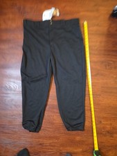 vtg 2000s bike baseball pants black visa sport milliken x-large 4108 nwt jock picture