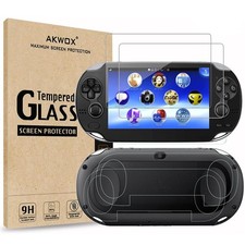 AKWOX 2 Front+2 Back Covers Screen Protectors For PSV 1000 front and back picture
