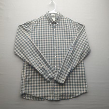 J. Crew Men's Slim Button Up Shirt, Multicolor Cotton Plaid, Size M picture