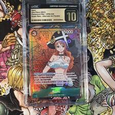 2023 One Piece Card Game Nami OP02-036 Alt Art Foil CGC Pristine 10 picture
