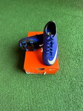 Nike Jr Mercurial Victory V CR7 FG Kids' Soccer Shoe - Blue/Metallic picture