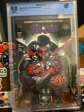 Spawn #311 Todd McFarlane Variant CBCS 9.8 White Pages RIP Chadwick Boseman picture