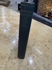 William M. Forrest Biblical Allusions in Poe 1928 Macmillan 1st Edition HC picture