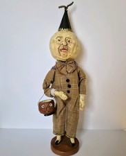 HALLOWEEN Vicki Smyers MOON Man ESC TRADING Vintage Trick Or Treat Primitive LOT picture