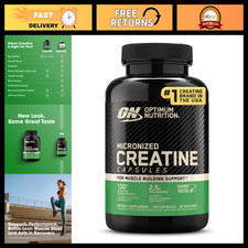 Micronized Creatine Monohydrate Capsules - 100 Count, Boost Muscle Strength & Re picture