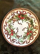 Tiffany and Company Christmas dinner plates 10.25” picture