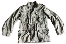 Vintage 1973 Alpha Industries M-65 Field Jacket MEDIUM REGULAR Green Vietnam picture