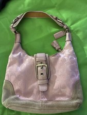 Vintage Coach soho pink leather bag hand bag picture