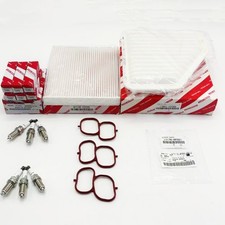 OEM TUNE UP KIT SPARK PLUGS AIR & CABIN FILTERS FOR TOYOTA 07-11 CAMRY 3.5L V6 picture