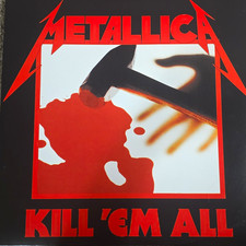 Metallica Kill 'Em All Black Vinyl LP 12