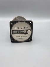 Vintage General Electric GE Hour Meter 50-235062AAA1 120V 60Hz 1/10 USA picture